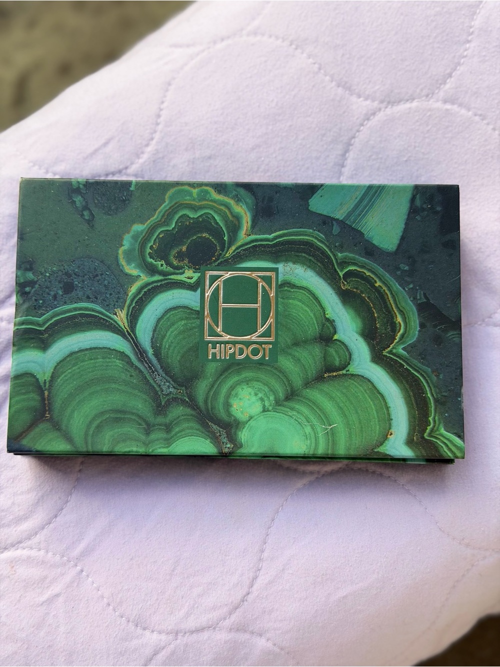 HipDot Cenote Green Malachite Pattern Eyeshadow Palette